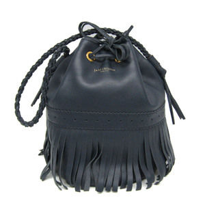 J&M Davidson Carnival M Women's Leather Shoulder Bag Navy